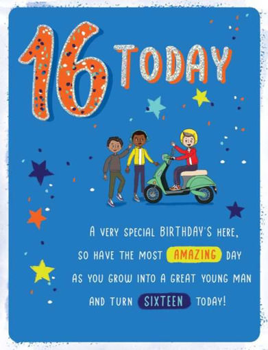 Picture of 16 TODAY BIRTHDAY CARD